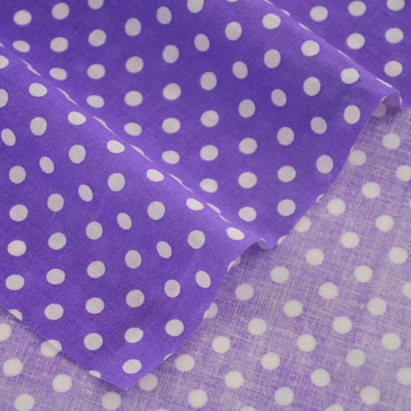 50X150CM 화이트 오렌지 폴카 도트 인쇄 코튼 원 - Home Textiles & Decorations 리뷰 및 가격