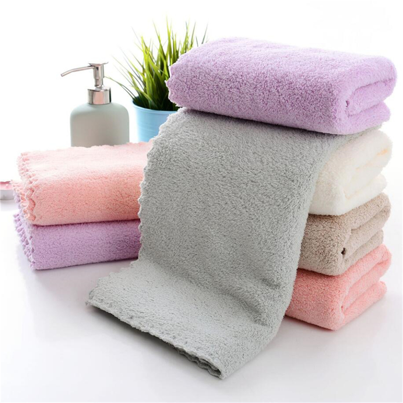 부드러운 수건 목욕 세탁 청소 수영 목욕 도구 마른 머 - Home Textiles Face Towel 리뷰 및 가격