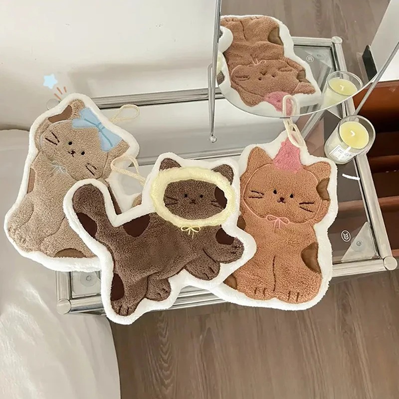 창의적인 귀여운 고양이 모양의 욕실 및 주방용 걸이형  - Home Textiles Usa 리뷰 및 가격
