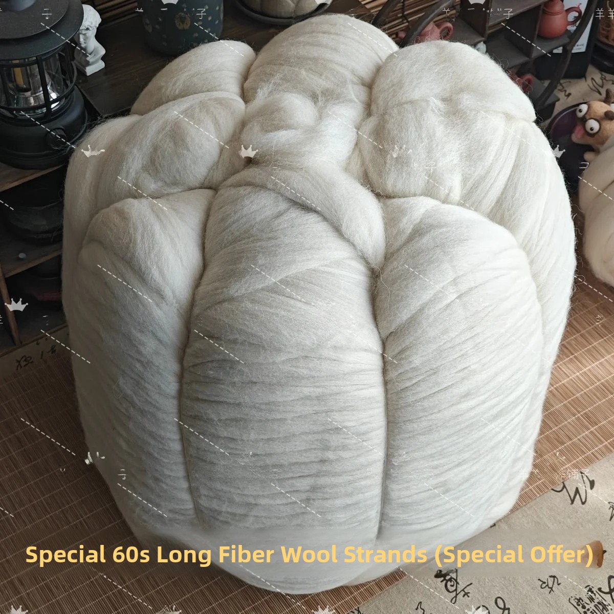 수제 양모 펠트 베이스, 양모 스트립 DIY 충전재,  - Home Textiles & Decorations 리뷰 및 가격