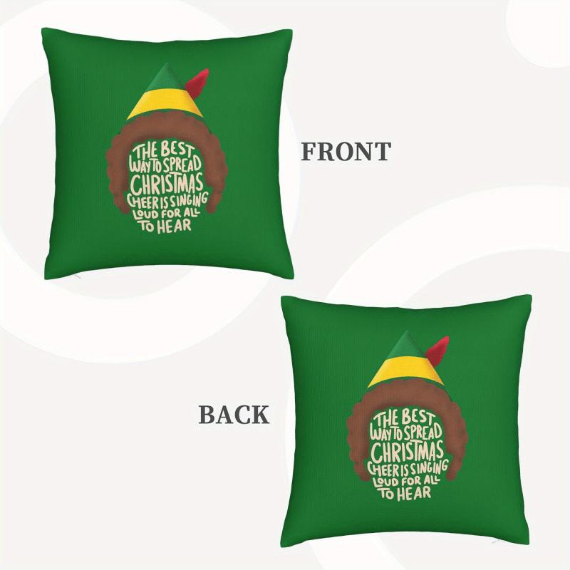 빈티지 엘프 크리스마스 베개 커버 1개, 18X18인치 - Pillow Insert 18X18 리뷰 및 가격