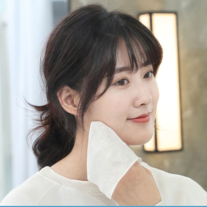 두꺼운 일회용 세안 타월, 부드러운 면 소재, 여행용  - Home Textiles Face Towel 리뷰 및 가격